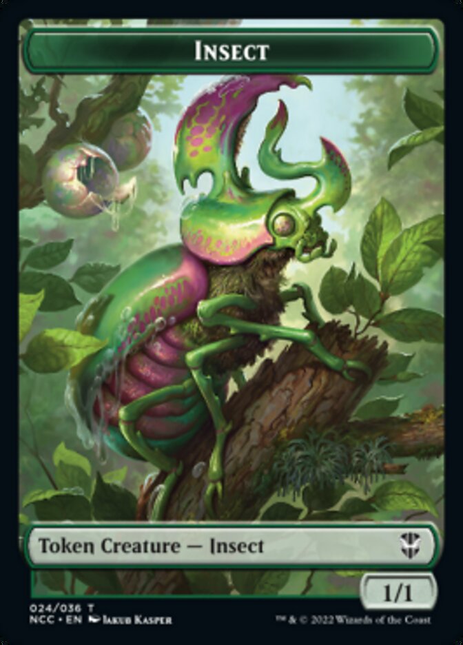 Ogre // Insect Double-Sided Token [Streets of New Capenna Commander Tokens] | Good Games Cannington