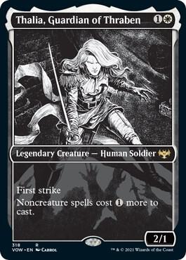 Thalia Guardian of Thraben Showcase 318/277 (Innistrad: Crimson Vow)  - Foil | Good Games Cannington