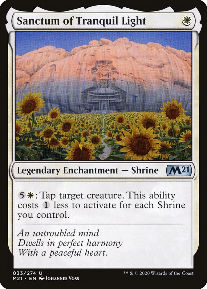 Sanctum of Tranquil Light 33 (Core Set 2021)  | Good Games Cannington