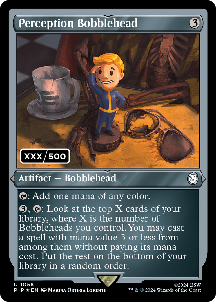 Perception Bobblehead (Serial Numbered) [Fallout] | Good Games Cannington