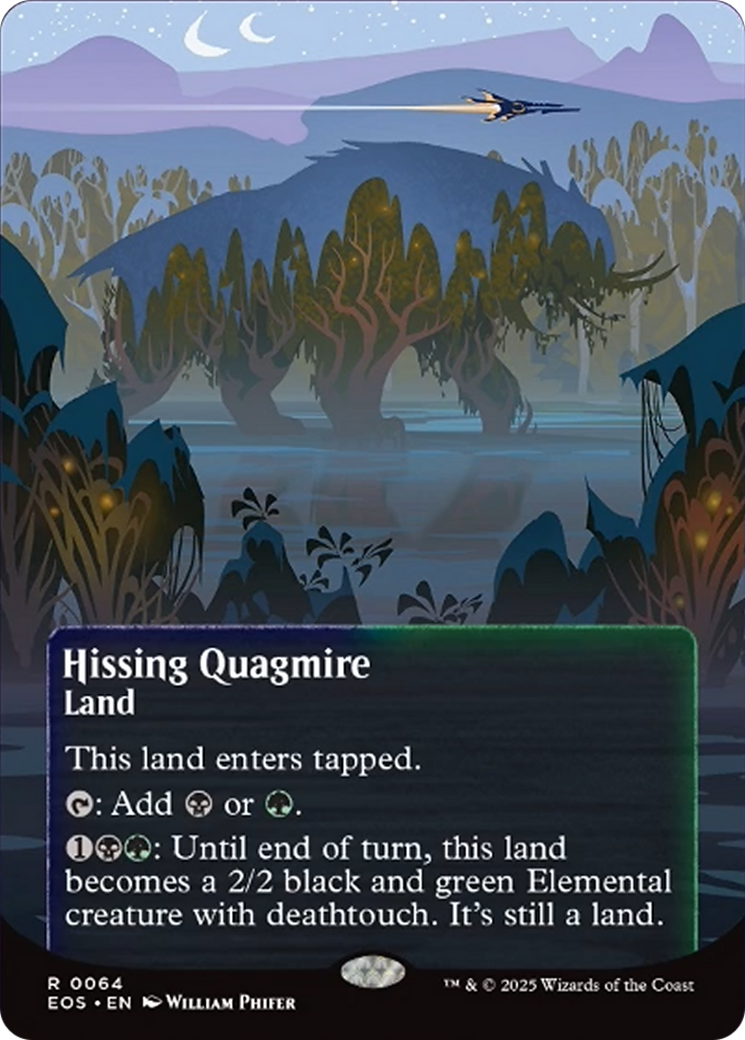 Hissing Quagmire (0064) (Borderless) [Edge of Eternities: Stellar Sights] | Good Games Cannington
