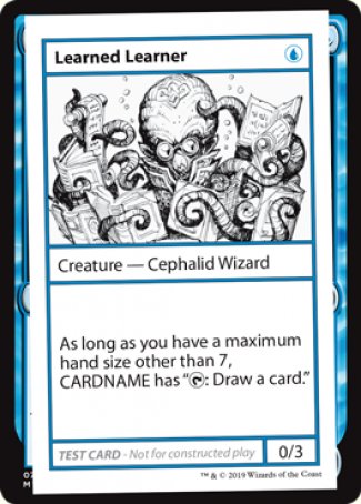 Learned Learner (2021 Edition) [Mystery Booster Playtest Cards] | Good Games Cannington