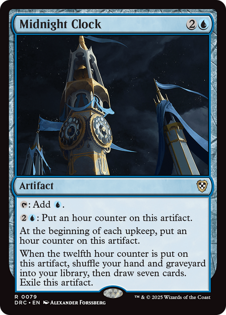 Midnight Clock [Aetherdrift Commander] | Good Games Cannington