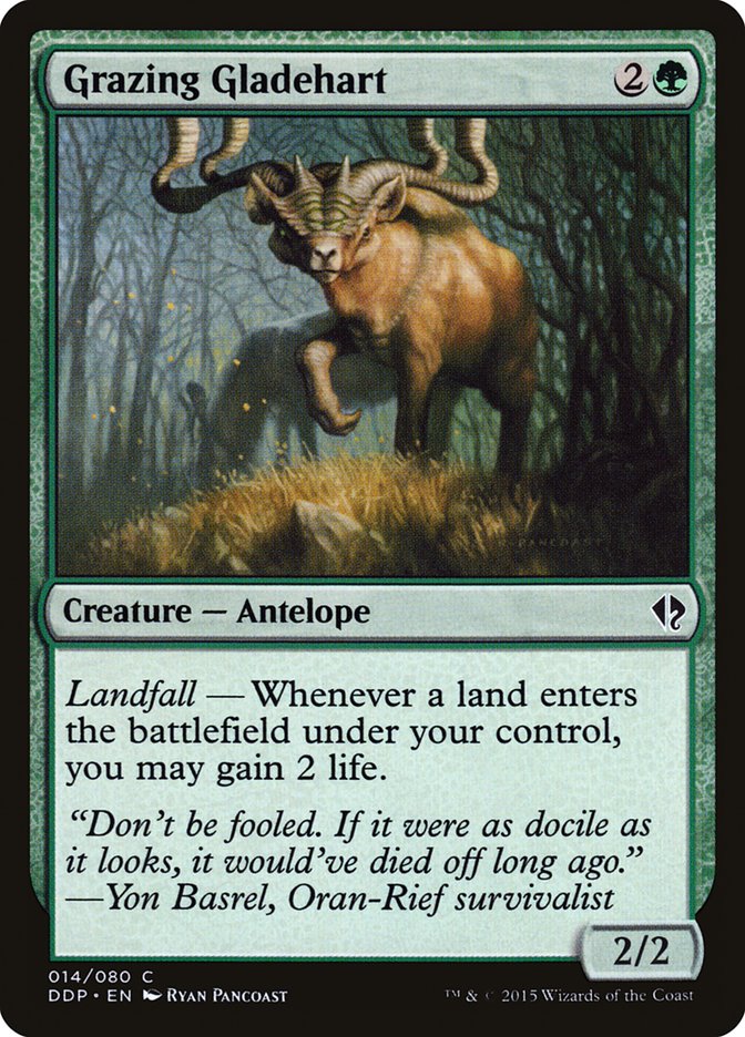 Grazing Gladehart 14/80 (Duel Decks: Zendikar vs. Eldrazi)  | Good Games Cannington
