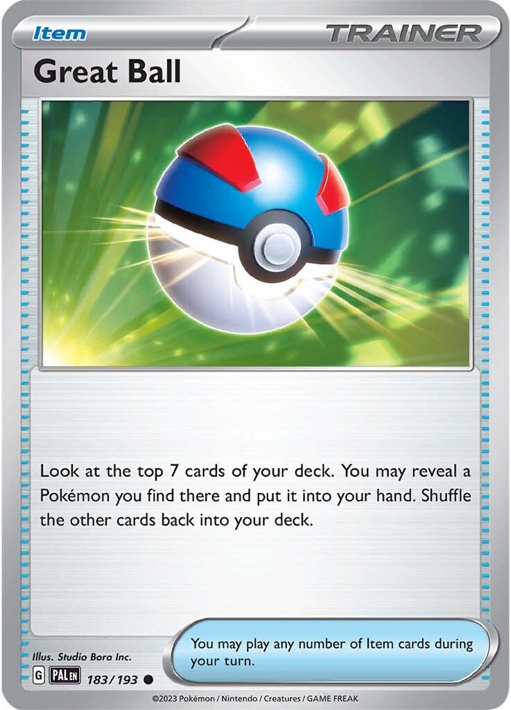 Great Ball (183/193) [Scarlet & Violet: Paldea Evolved] | Good Games Cannington