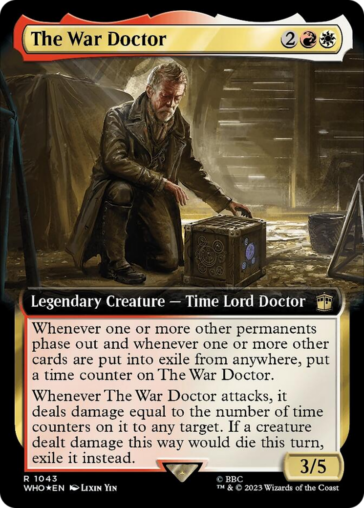 The War Doctor (Extended Art) (Surge Foil) [Doctor Who] | Good Games Cannington