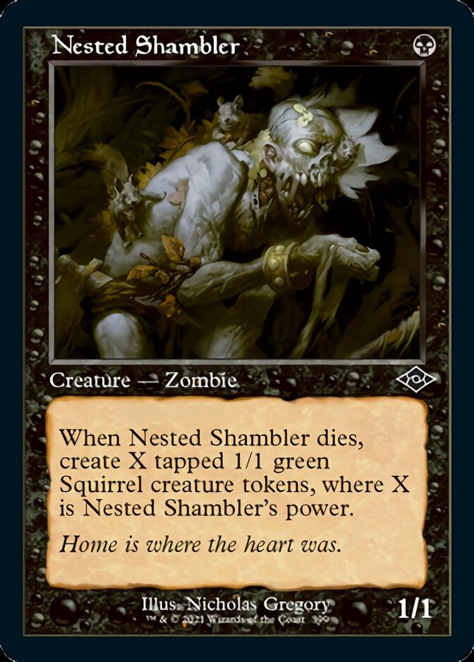Nested Shambler (Retro Foil Etched) [Modern Horizons 2] | Good Games Cannington