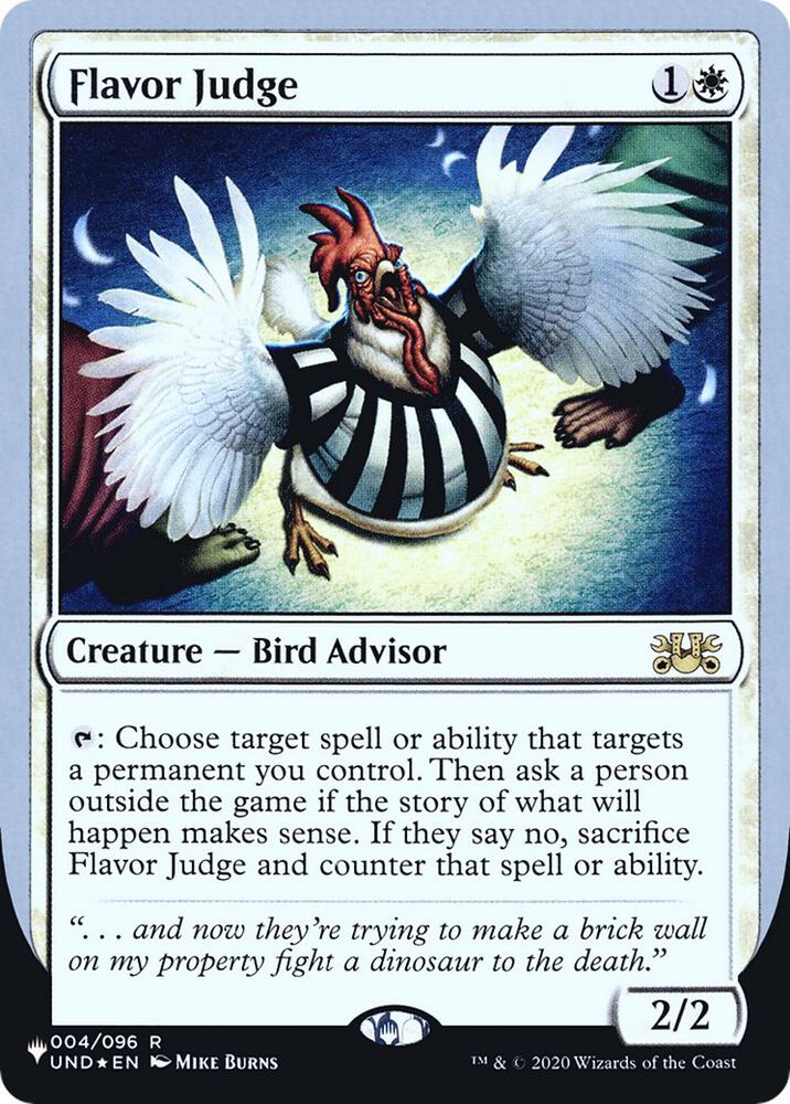 Flavor Judge 004/096 (The List Reprints)  - Foil | Good Games Cannington