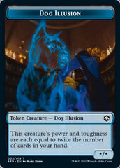 Dog Illusion // Boo Double-Sided Token [Dungeons & Dragons: Adventures in the Forgotten Realms Tokens] | Good Games Cannington