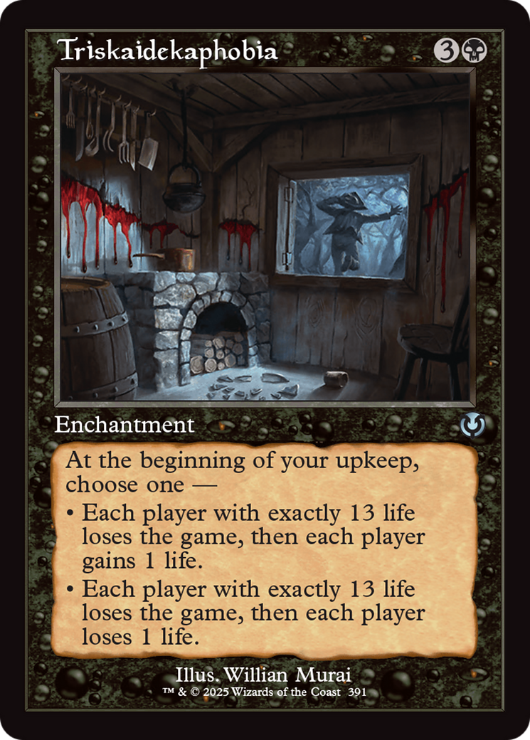 Triskaidekaphobia (Retro Frame) [Innistrad Remastered] | Good Games Cannington