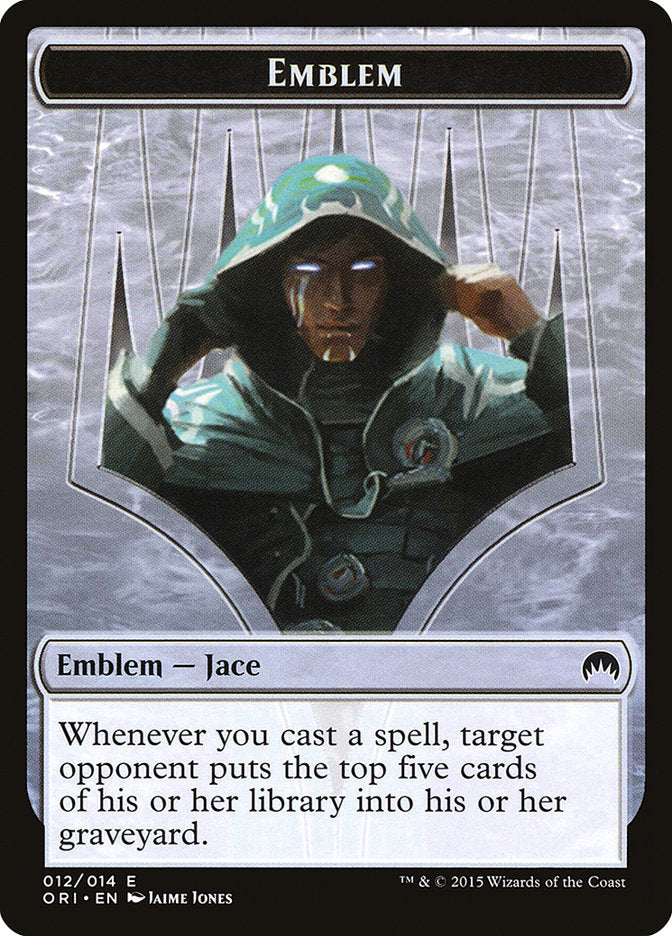 Jace, Telepath Unbound Emblem [Magic Origins Tokens] | Good Games Cannington