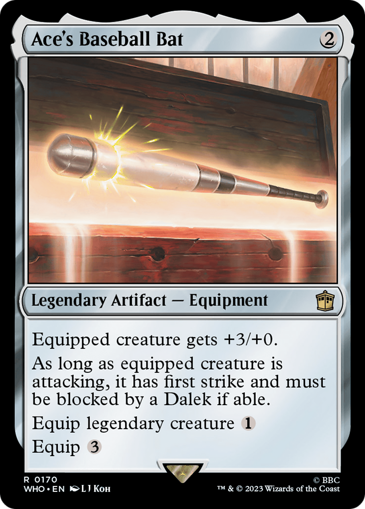 Ace's Baseball Bat [Doctor Who] | Good Games Cannington