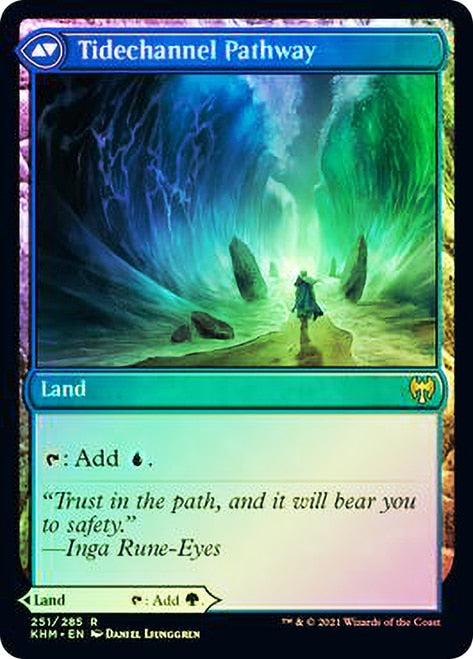 Barkchannel Pathway // Tidechannel Pathway [Kaldheim Prerelease Promos] | Good Games Cannington