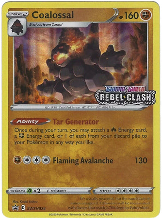 Coalossal (SWSH024) (Prerelease Promo) [Sword & Shield: Black Star Promos] | Good Games Cannington