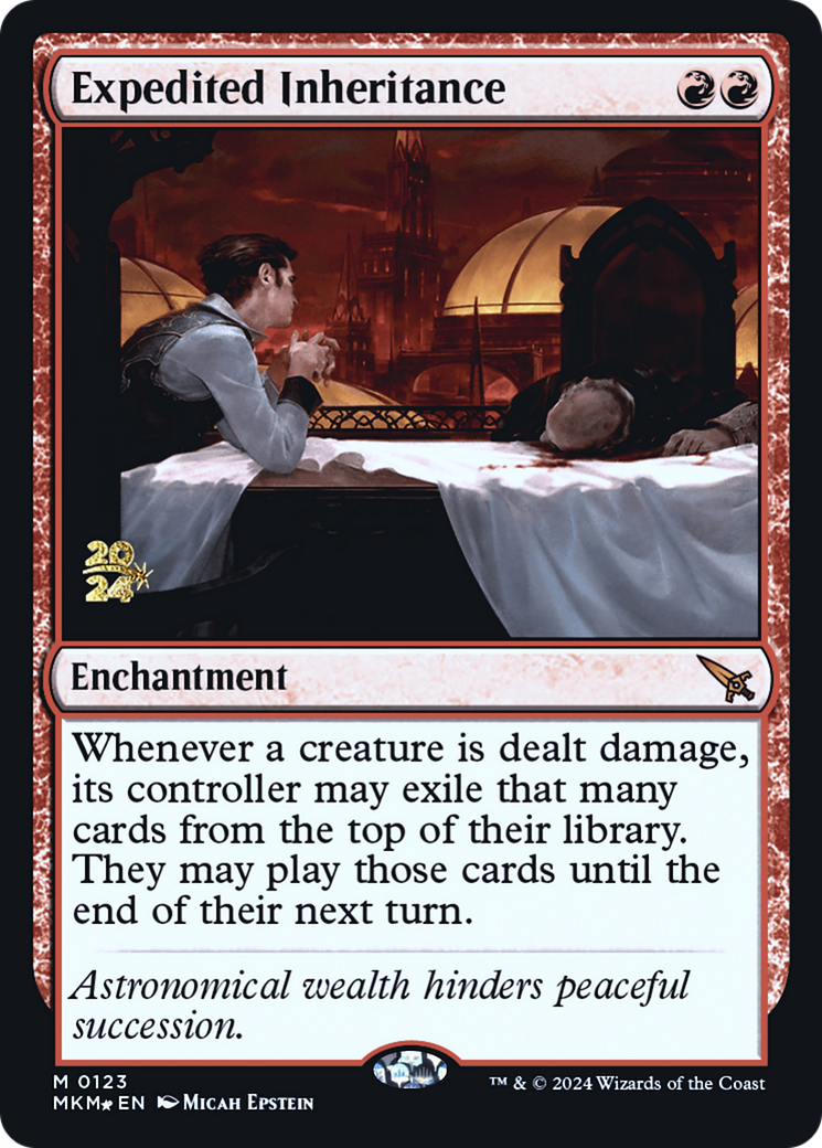 Expedited Inheritance [Murders at Karlov Manor Prerelease Promos] | Good Games Cannington