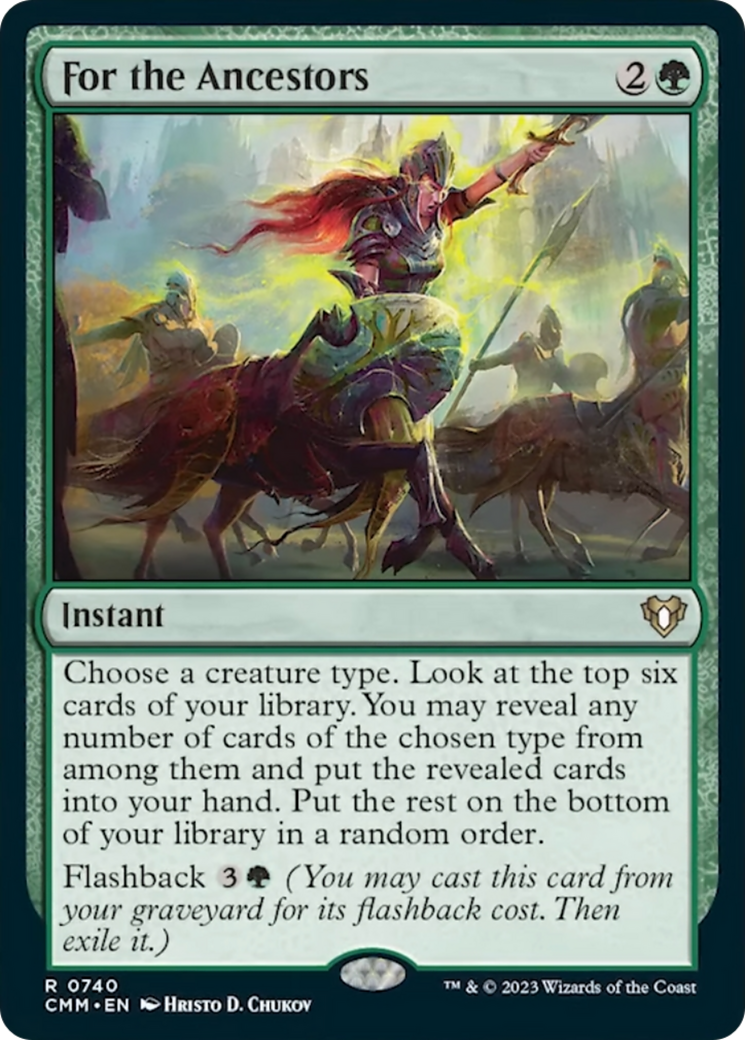For the Ancestors [Commander Masters] | Good Games Cannington