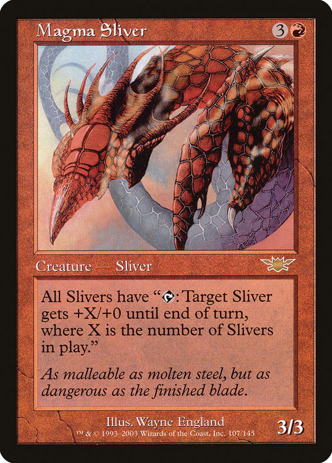 Magma Sliver 107/145 (Legions)  | Good Games Cannington