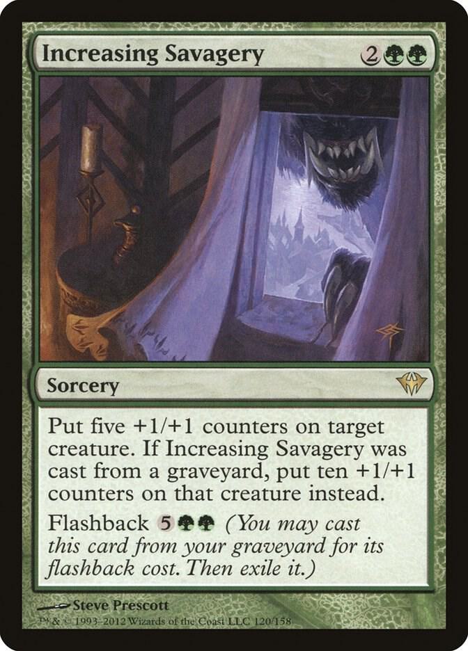 Increasing Savagery 120/158 (Dark Ascension)  | Good Games Cannington