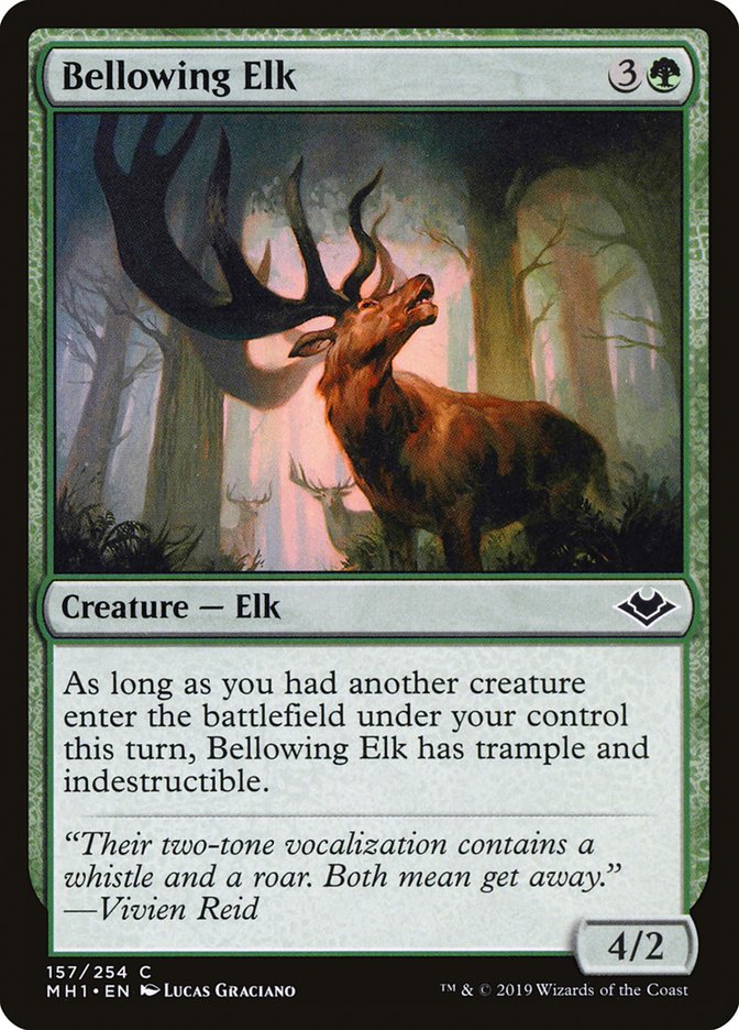 Bellowing Elk [Modern Horizons] | Good Games Cannington