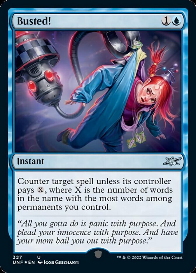 Busted! (Galaxy Foil) [Unfinity] | Good Games Cannington