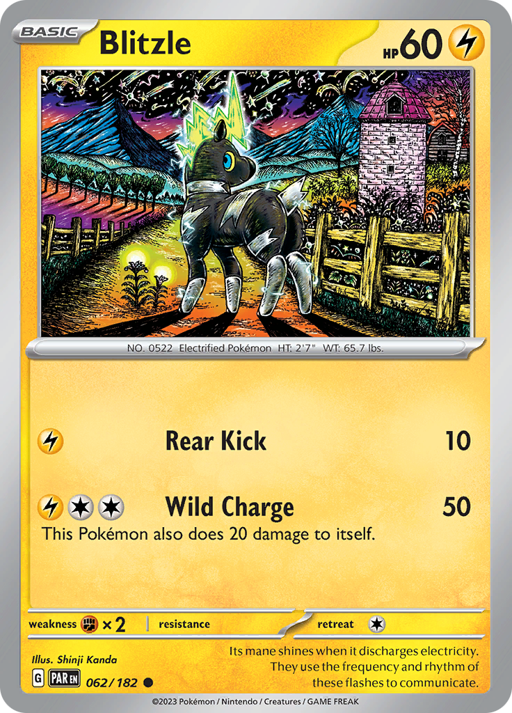 Blitzle (062/182) [Scarlet & Violet: Paradox Rift] | Good Games Cannington