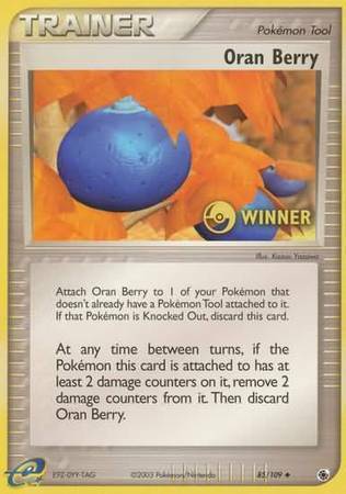 Oran Berry (85/109) (Winner) [EX: Ruby & Sapphire] | Good Games Cannington