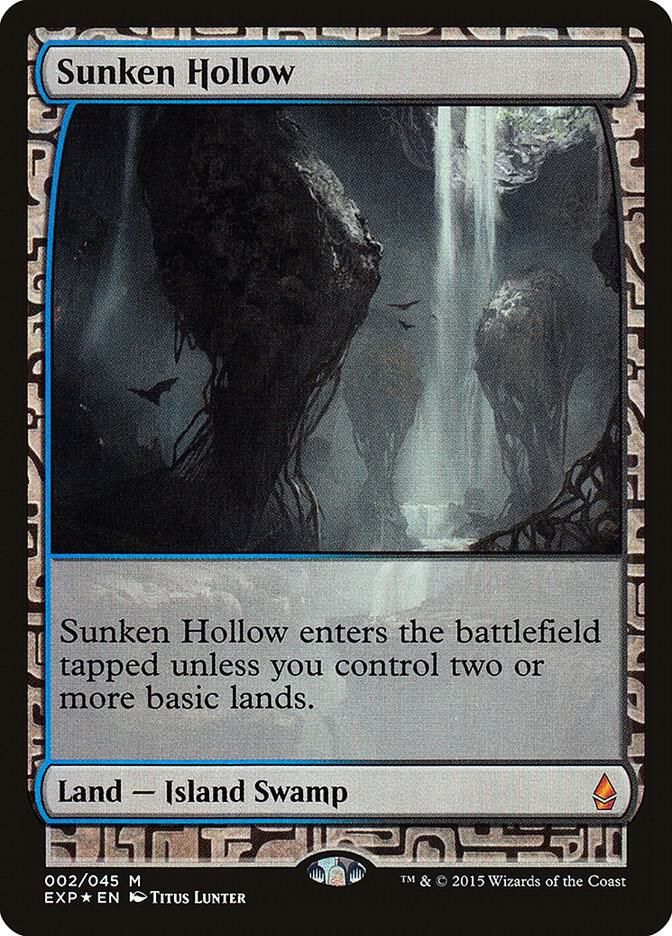 Sunken Hollow 2/45 (Zendikar Expeditions)  - Foil | Good Games Cannington
