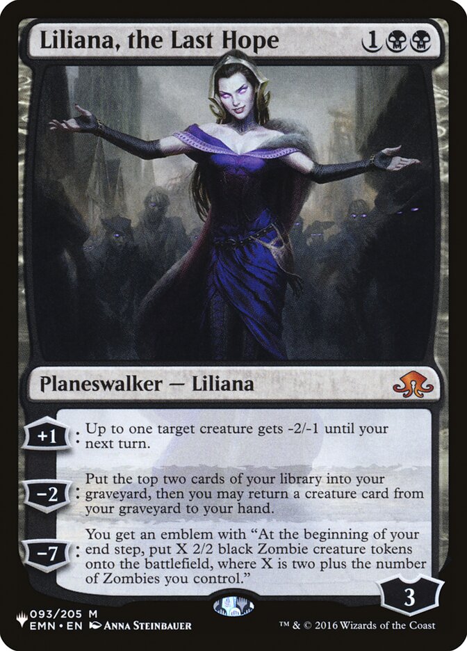 Liliana, the Last Hope [The List] | Good Games Cannington