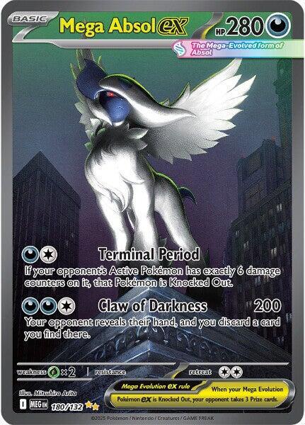 Mega Absol ex 180/132 (ME01: Mega Evolution)  - Holofoil | Good Games Cannington