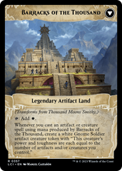 Thousand Moons Smithy // Barracks of the Thousand [The Lost Caverns of Ixalan Prerelease Cards] | Good Games Cannington