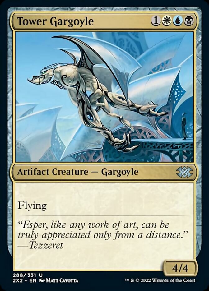 Tower Gargoyle [Double Masters 2022] | Good Games Cannington