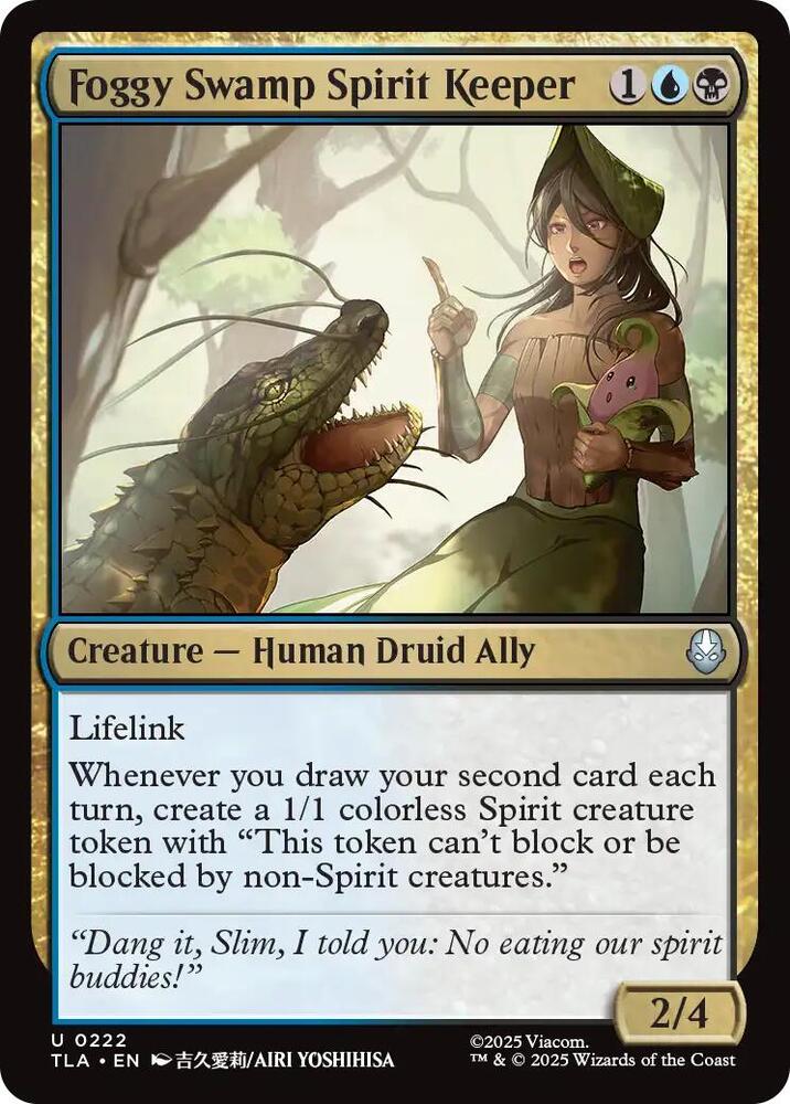 Foggy Swamp Spirit Keeper 222/286 (Avatar: The Last Airbender)  | Good Games Cannington