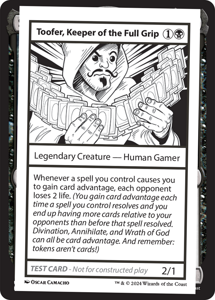 Toofer, Keeper of the Full Grip [Mystery Booster 2 Playtest Cards] | Good Games Cannington