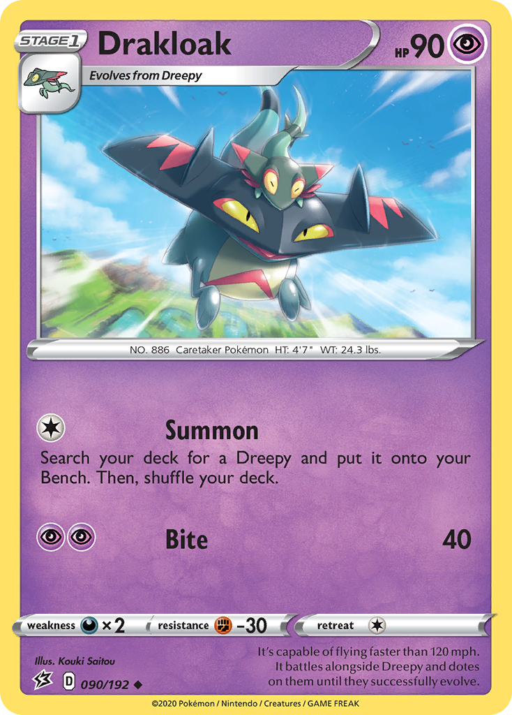 Drakloak (090/192) [Sword & Shield: Rebel Clash] | Good Games Cannington