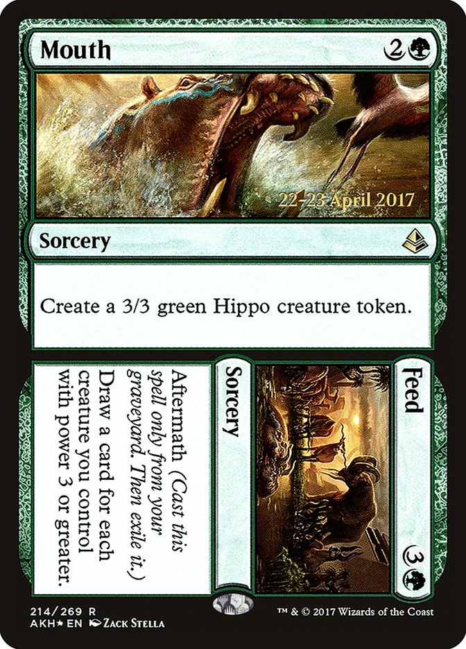 Mouth // Feed [Amonkhet Prerelease Promos] | Good Games Cannington