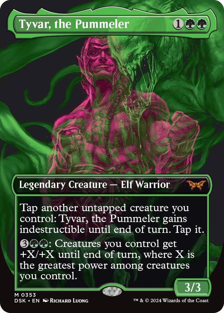Tyvar, the Pummeler 353 (Duskmourn: House of Horror)  - Borderless | Good Games Cannington