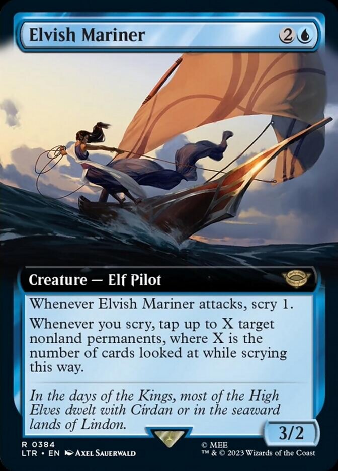 Elvish Mariner (Extended Art) [The Lord of the Rings: Tales of Middle-Earth] | Good Games Cannington