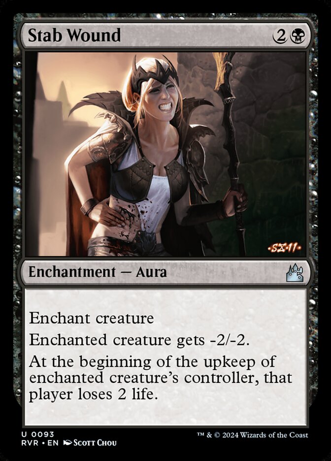 Stab Wound 93/291 (Ravnica Remastered)  | Good Games Cannington