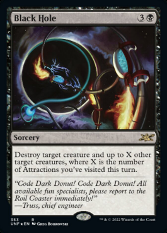 Black Hole (Galaxy Foil) [Unfinity] | Good Games Cannington