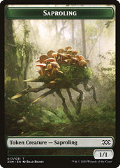 Angel // Saproling Double-Sided Token [Double Masters Tokens] | Good Games Cannington