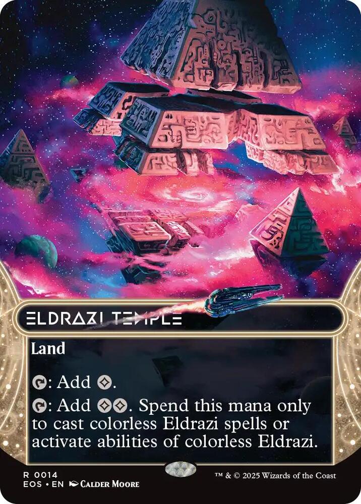 Eldrazi Temple  14 (Edge of Eternities: Stellar Sights)  - Borderless | Good Games Cannington