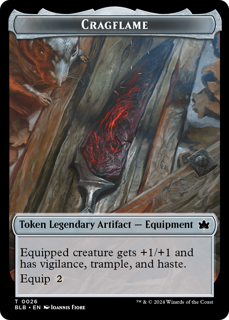 Cragflame // Starscape Cleric Double-Sided Token [Bloomburrow Tokens] | Good Games Cannington