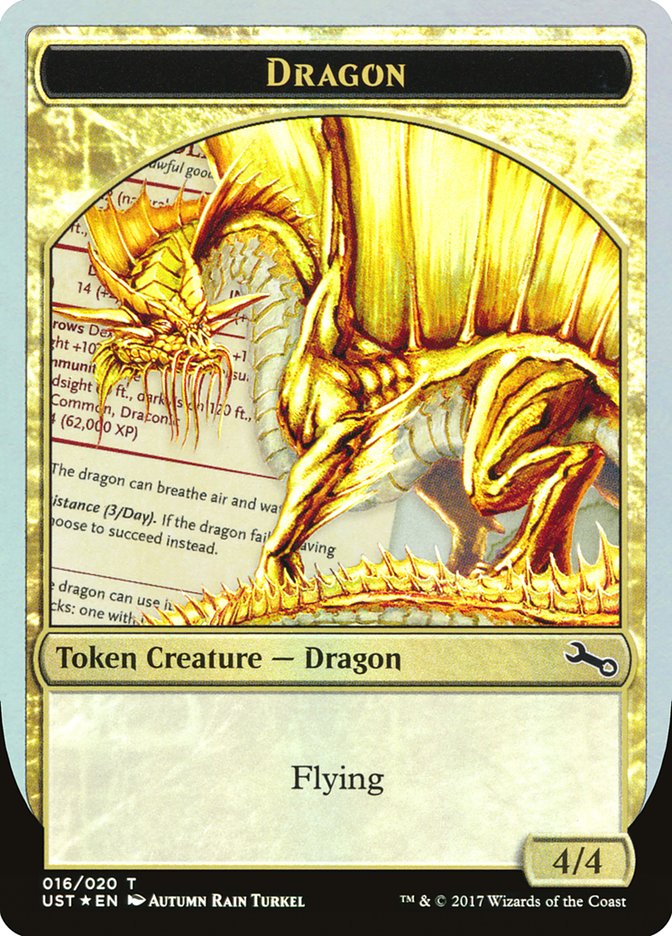 Dragon Token [Unstable Tokens] | Good Games Cannington