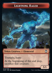 Lightning Rager // Rogue Double-Sided Token [Streets of New Capenna Commander Tokens] | Good Games Cannington