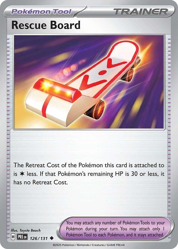 Rescue Board (126/131) [Scarlet & Violet: Prismatic Evolutions] | Good Games Cannington