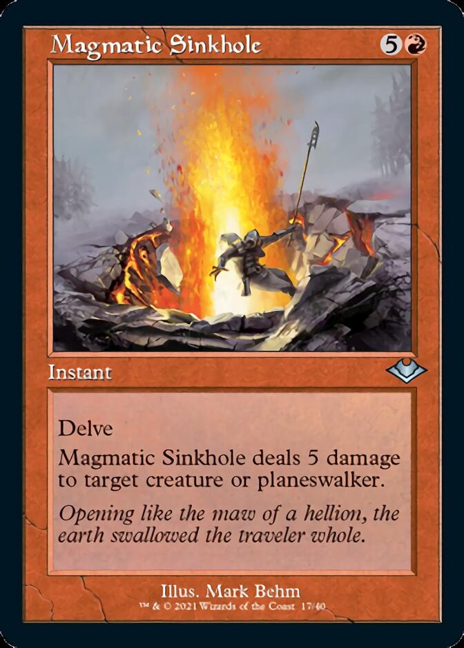 Magmatic Sinkhole (Retro) [Modern Horizons] | Good Games Cannington