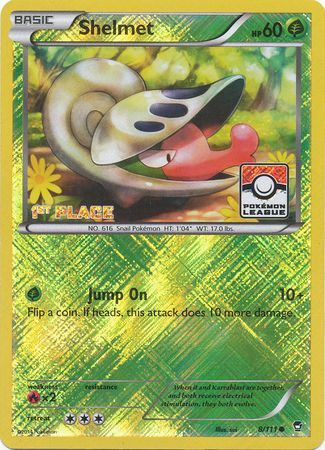 Shelmet (8/111) (League Promo 1st Place) [XY: Furious Fists] | Good Games Cannington
