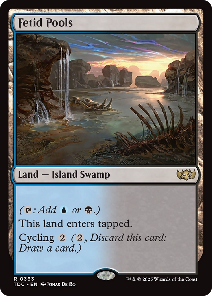 Fetid Pools [Tarkir: Dragonstorm Commander] | Good Games Cannington