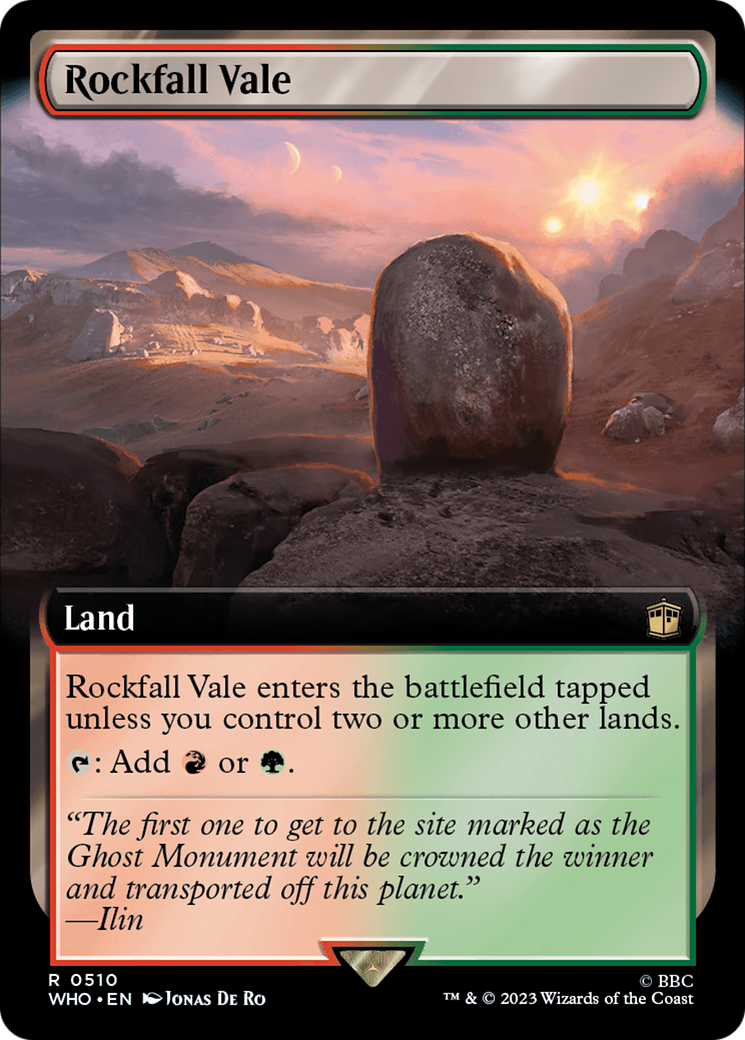 Rockfall Vale (Extended Art) [Doctor Who] | Good Games Cannington