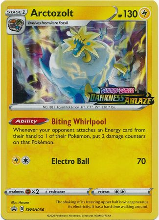 Arctozolt (SWSH036) (Prerelease Promo) [Sword & Shield: Black Star Promos] | Good Games Cannington